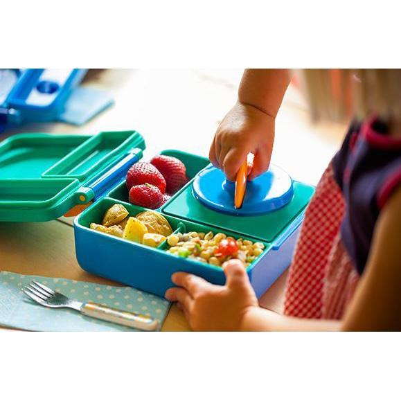 OmieBox Insulated Hot & Cold Bento Box - Meadow Green - Mighty Rabbit