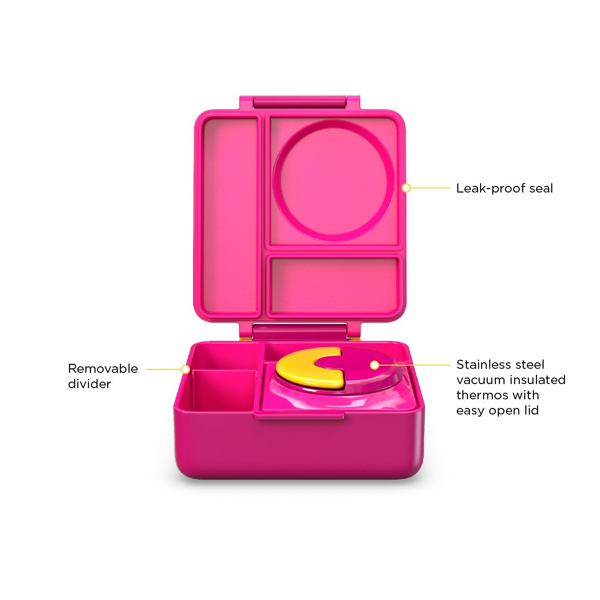 Lava Lunch Heated Lunch Box Duo Pink Geo OneSize