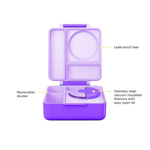 Buy OmieBox Hot & Cold Bento Lunch Box V2 - Purple Plum – Biome US Online