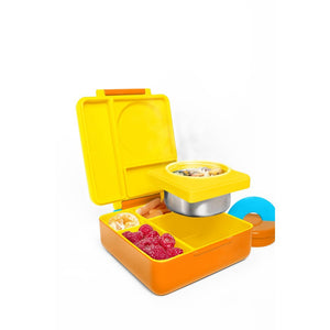 OmieBox Insulated Hot & Cold Bento Box - Meadow Green - Mighty Rabbit