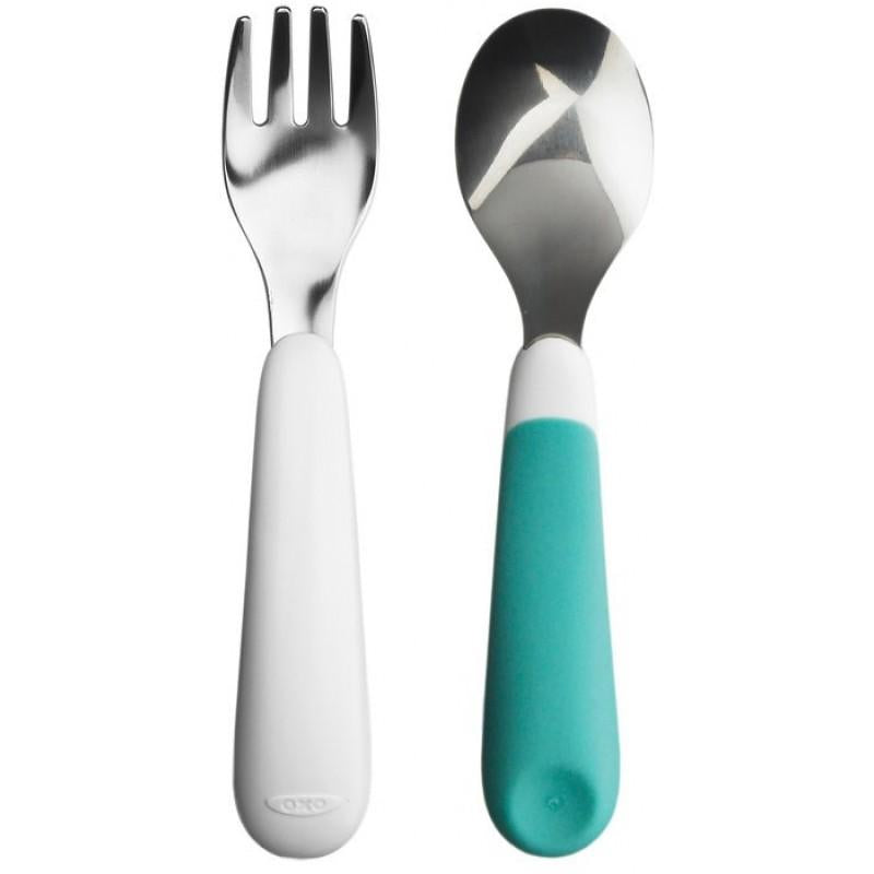 oxo-tot-fork-&amp;-spoon-set-teal-1