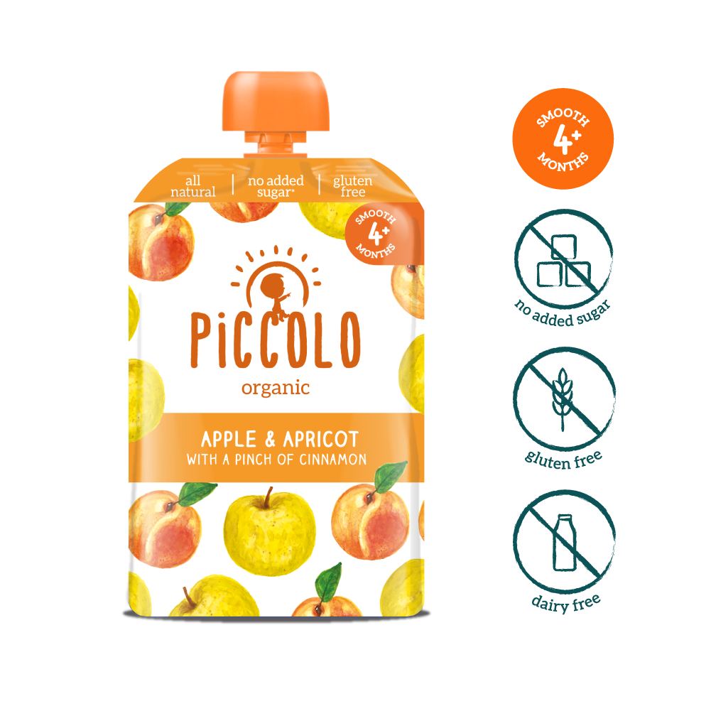 Piccolo Organic Apple & Apricot - 100g