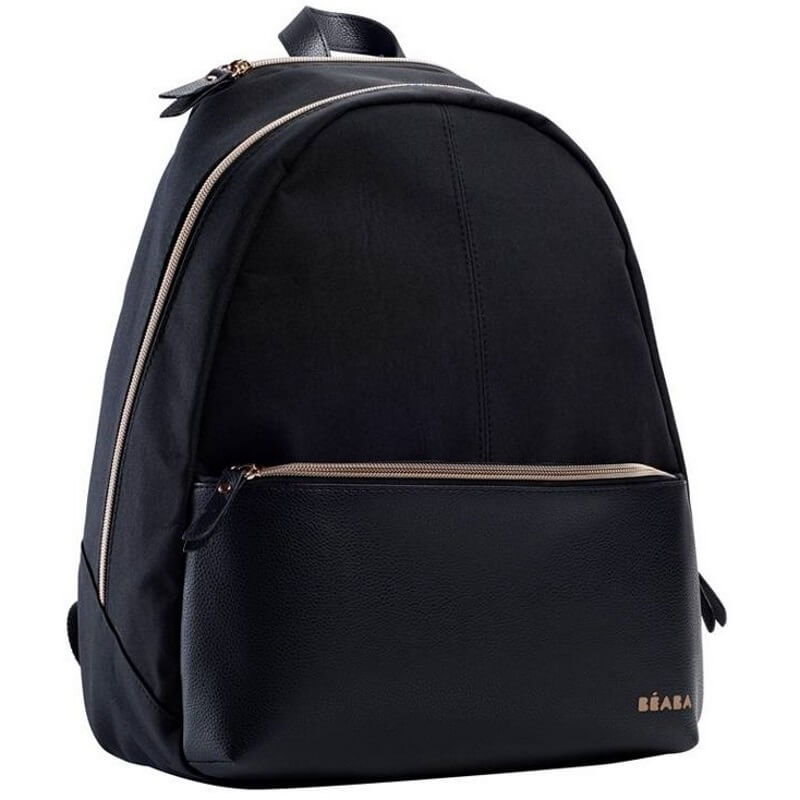 BEABA San Francisco Backpack Black/Gold Pink