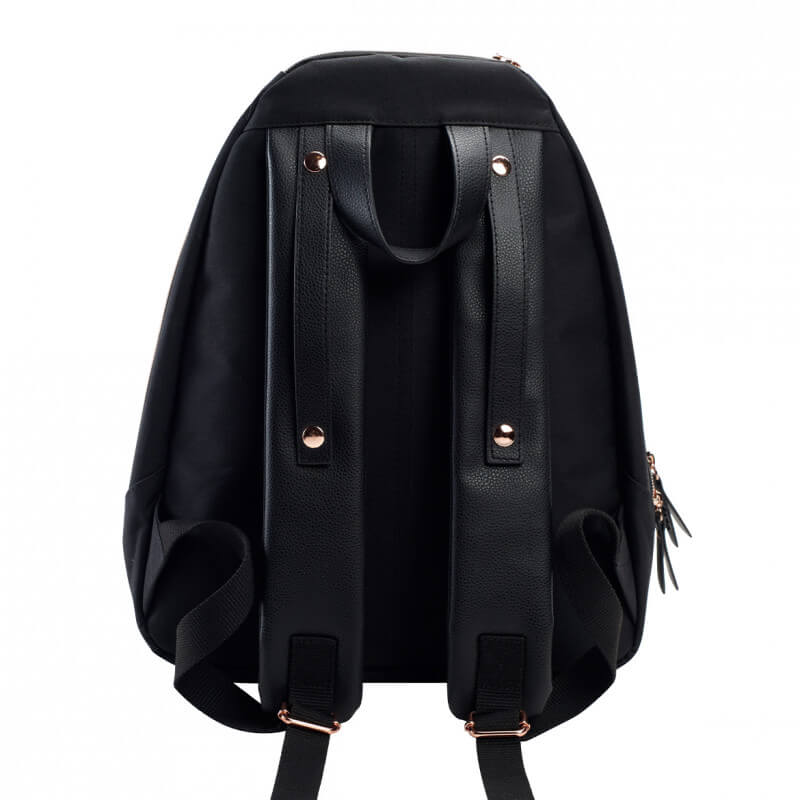 BEABA San Francisco Backpack Black/Gold Pink