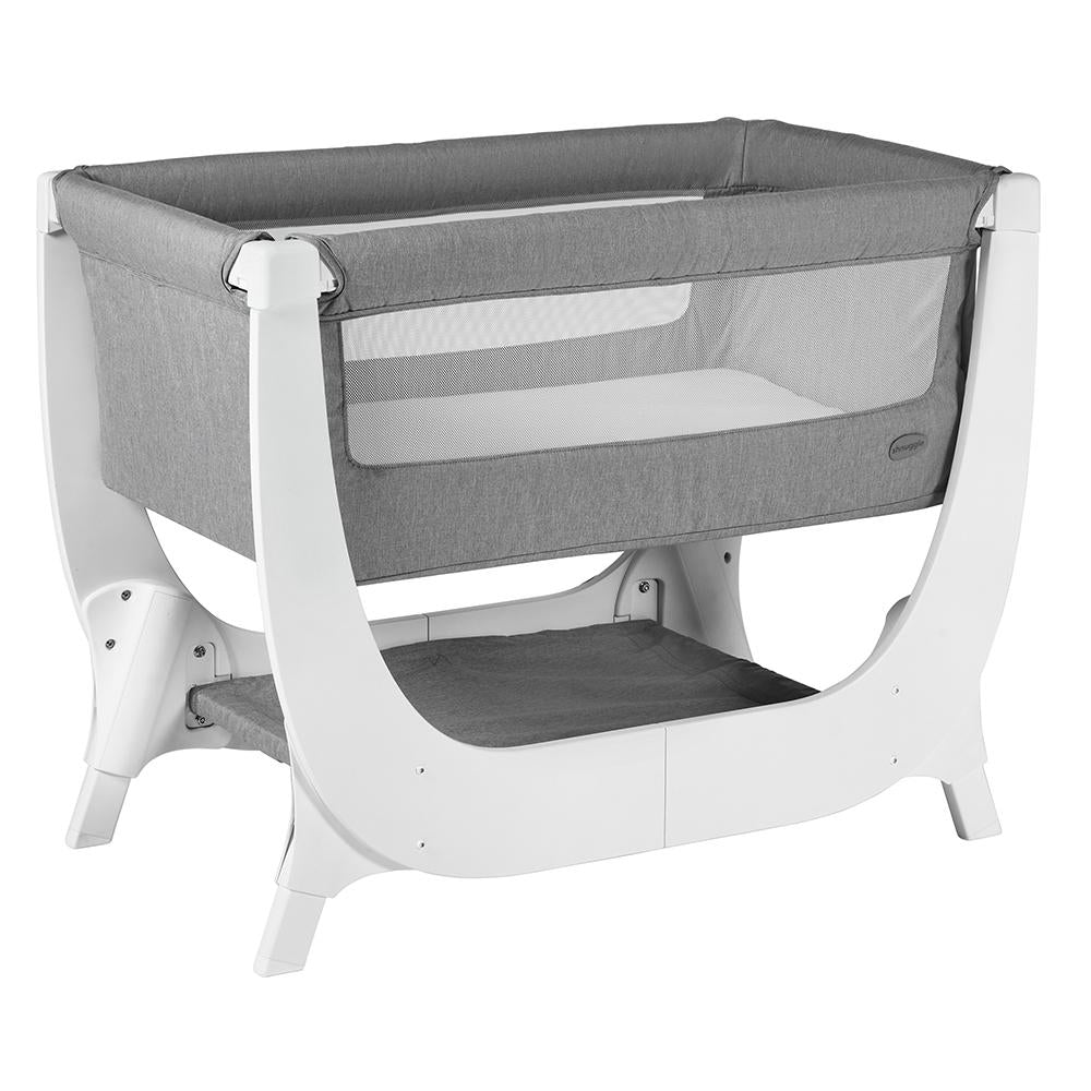 Shnuggle Air Bedside Crib - Stone Grey