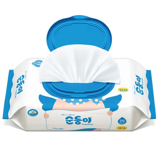 Soondoongi Fragrance Free Premium Baby Wipes 70pc