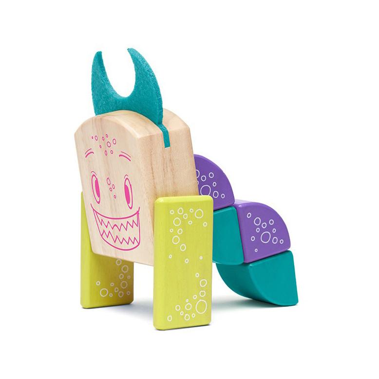 Tegu Sticky Monsters Pip Magnetic Wooden Block