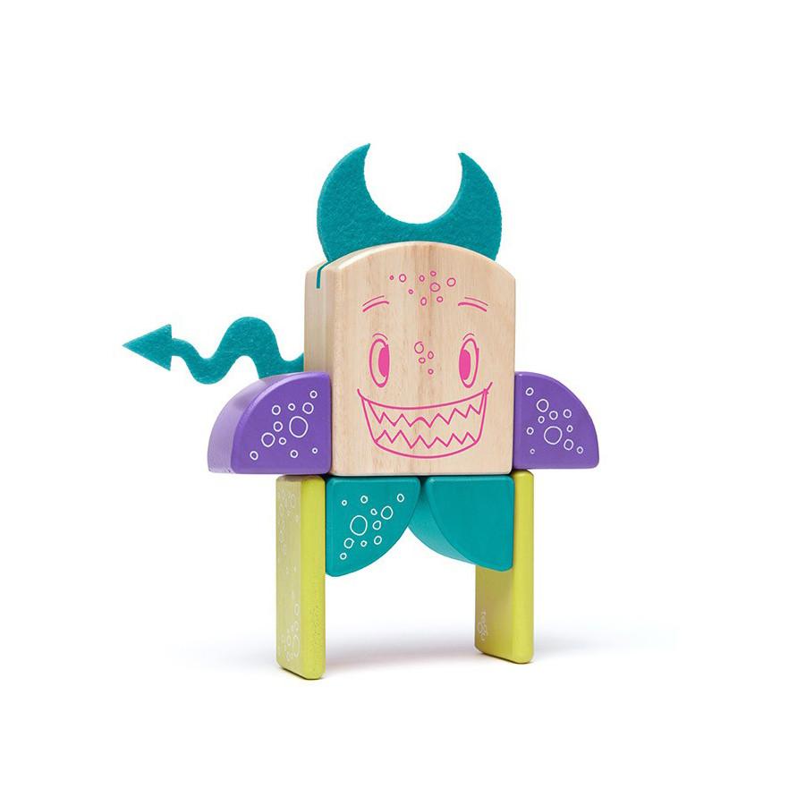 Tegu Sticky Monsters Pip Magnetic Wooden Block