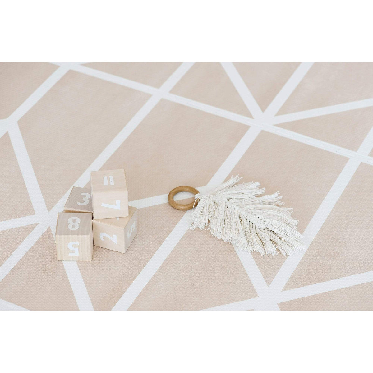 Toddlekind Prettier Playmat Nordic Clay 120x180cm - 6 Tiles &amp; 12 Edging Borders