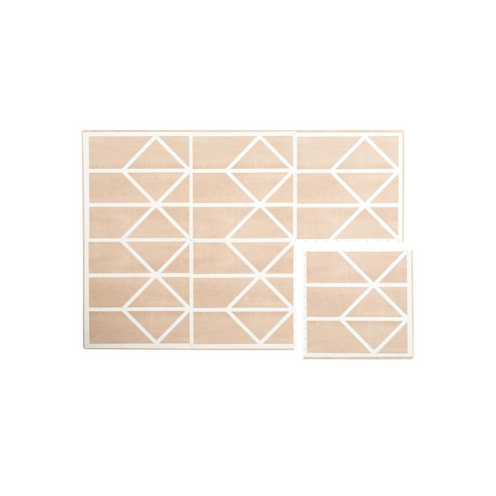 Toddlekind Prettier Playmat Nordic Clay 120x180cm - 6 Tiles & 12 Edging Borders