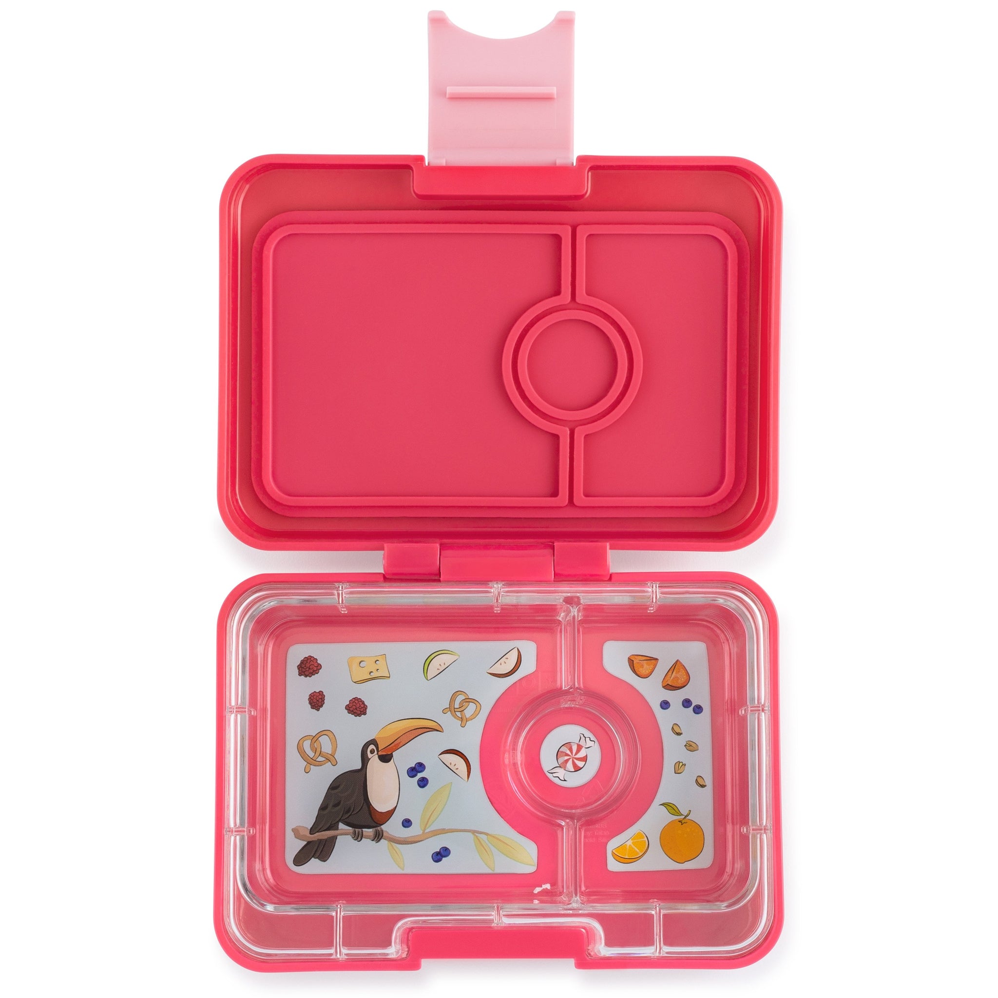 Yumbox Mini Snack Stardust Pink 3 Compartment Lunch Box - Mighty Rabbit